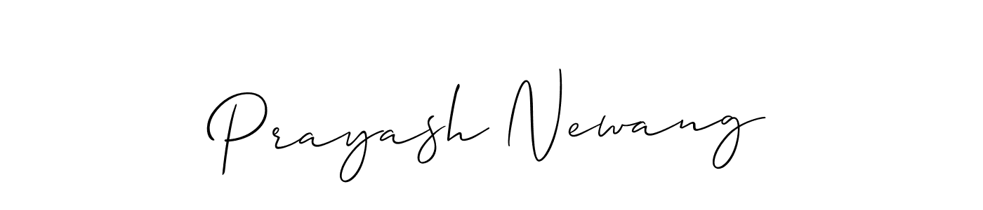 How to Draw Prayash Newang signature style? Allison_Script is a latest design signature styles for name Prayash Newang. Prayash Newang signature style 2 images and pictures png
