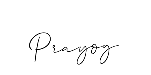 Best and Professional Signature Style for Prayog. Allison_Script Best Signature Style Collection. Prayog signature style 2 images and pictures png