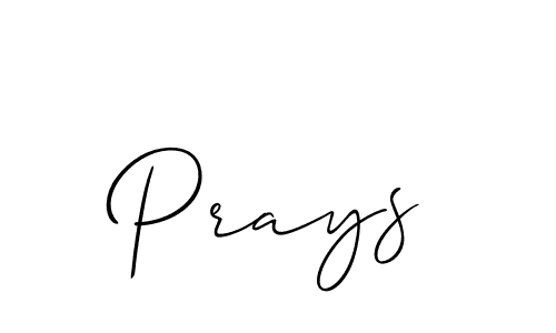 How to make Prays name signature. Use Allison_Script style for creating short signs online. This is the latest handwritten sign. Prays signature style 2 images and pictures png