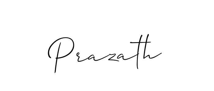 Also we have Prazath name is the best signature style. Create professional handwritten signature collection using Allison_Script autograph style. Prazath signature style 2 images and pictures png