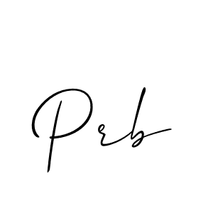 How to make Prb name signature. Use Allison_Script style for creating short signs online. This is the latest handwritten sign. Prb signature style 2 images and pictures png