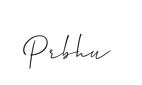 Once you've used our free online signature maker to create your best signature Allison_Script style, it's time to enjoy all of the benefits that Prbhu name signing documents. Prbhu signature style 2 images and pictures png
