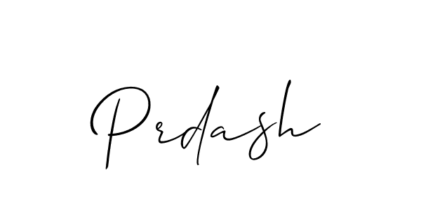 Also we have Prdash name is the best signature style. Create professional handwritten signature collection using Allison_Script autograph style. Prdash signature style 2 images and pictures png