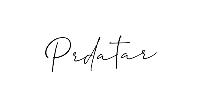 if you are searching for the best signature style for your name Prdatar. so please give up your signature search. here we have designed multiple signature styles  using Allison_Script. Prdatar signature style 2 images and pictures png