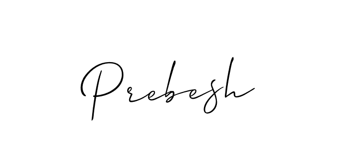 Once you've used our free online signature maker to create your best signature Allison_Script style, it's time to enjoy all of the benefits that Prebesh name signing documents. Prebesh signature style 2 images and pictures png