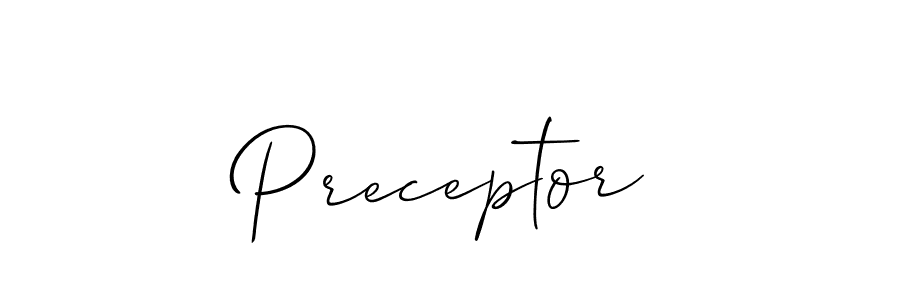 You can use this online signature creator to create a handwritten signature for the name Preceptor. This is the best online autograph maker. Preceptor signature style 2 images and pictures png