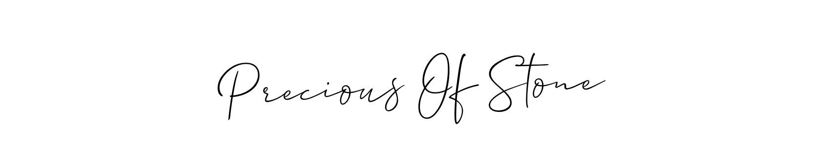 Make a beautiful signature design for name Precious Of Stone. Use this online signature maker to create a handwritten signature for free. Precious Of Stone signature style 2 images and pictures png