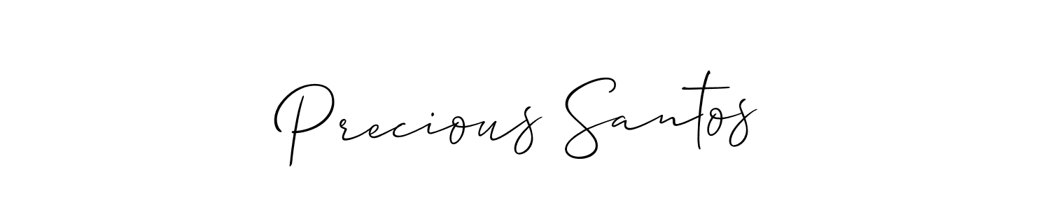 Here are the top 10 professional signature styles for the name Precious Santos. These are the best autograph styles you can use for your name. Precious Santos signature style 2 images and pictures png