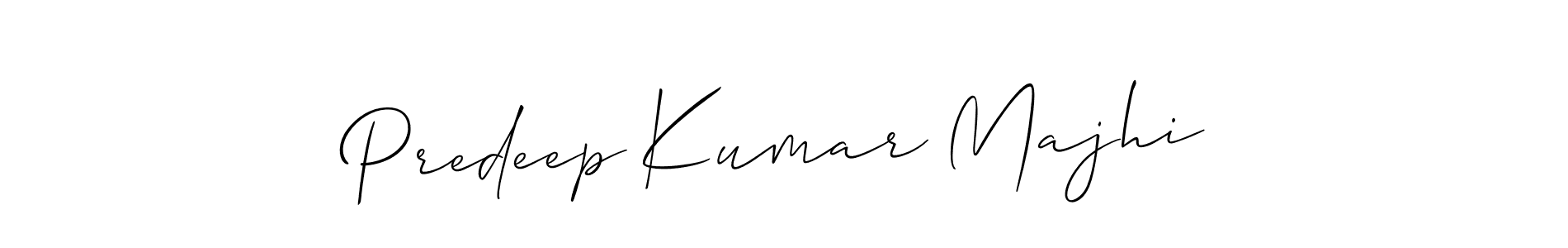You can use this online signature creator to create a handwritten signature for the name Predeep Kumar Majhi. This is the best online autograph maker. Predeep Kumar Majhi signature style 2 images and pictures png