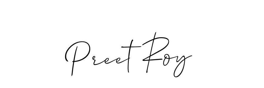 How to Draw Preet Roy signature style? Allison_Script is a latest design signature styles for name Preet Roy. Preet Roy signature style 2 images and pictures png