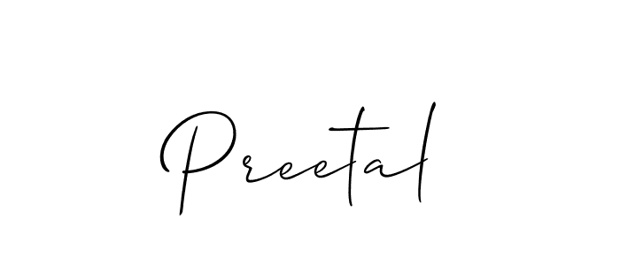 You should practise on your own different ways (Allison_Script) to write your name (Preetal) in signature. don't let someone else do it for you. Preetal signature style 2 images and pictures png