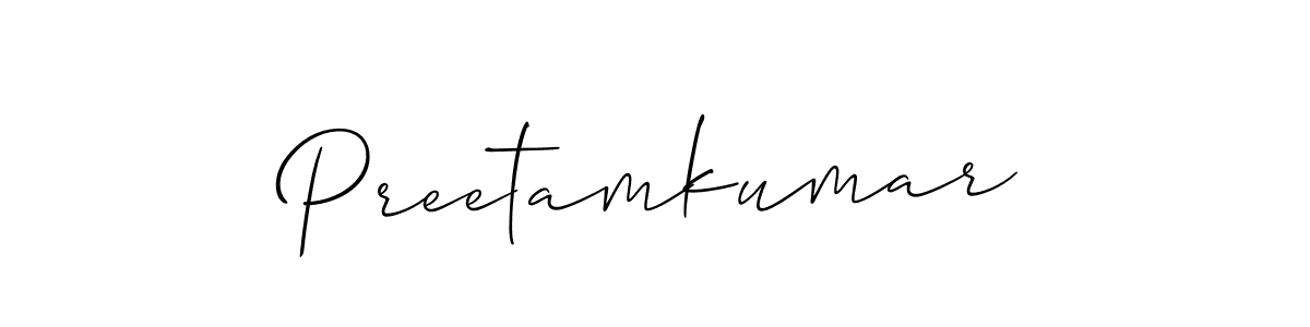 Best and Professional Signature Style for Preetamkumar. Allison_Script Best Signature Style Collection. Preetamkumar signature style 2 images and pictures png