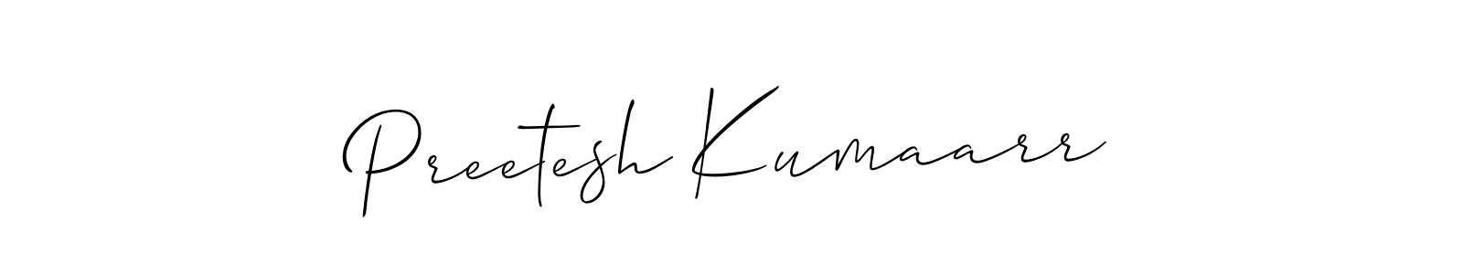 See photos of Preetesh Kumaarr official signature by Spectra . Check more albums & portfolios. Read reviews & check more about Allison_Script font. Preetesh Kumaarr signature style 2 images and pictures png