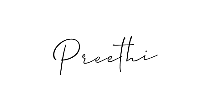 Preethi stylish signature style. Best Handwritten Sign (Allison_Script) for my name. Handwritten Signature Collection Ideas for my name Preethi. Preethi signature style 2 images and pictures png