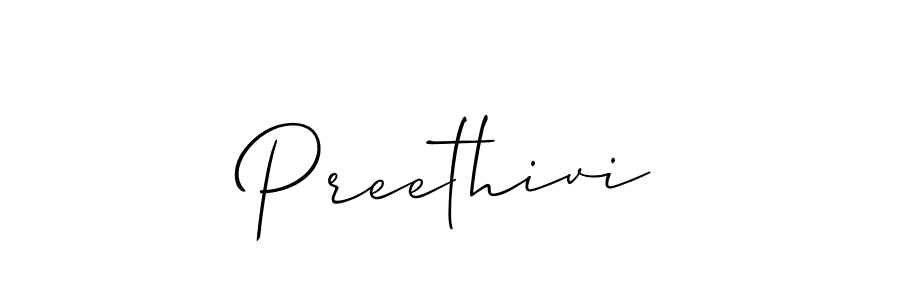 Once you've used our free online signature maker to create your best signature Allison_Script style, it's time to enjoy all of the benefits that Preethivi name signing documents. Preethivi signature style 2 images and pictures png