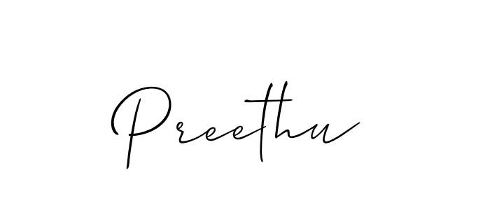 Best and Professional Signature Style for Preethu. Allison_Script Best Signature Style Collection. Preethu signature style 2 images and pictures png