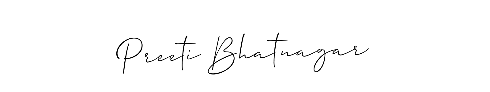 Once you've used our free online signature maker to create your best signature Allison_Script style, it's time to enjoy all of the benefits that Preeti Bhatnagar name signing documents. Preeti Bhatnagar signature style 2 images and pictures png
