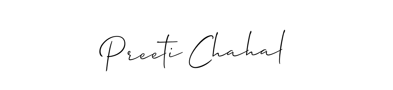 Once you've used our free online signature maker to create your best signature Allison_Script style, it's time to enjoy all of the benefits that Preeti Chahal name signing documents. Preeti Chahal signature style 2 images and pictures png