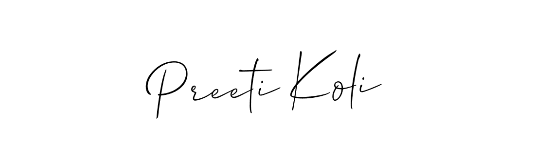 Here are the top 10 professional signature styles for the name Preeti Koli. These are the best autograph styles you can use for your name. Preeti Koli signature style 2 images and pictures png