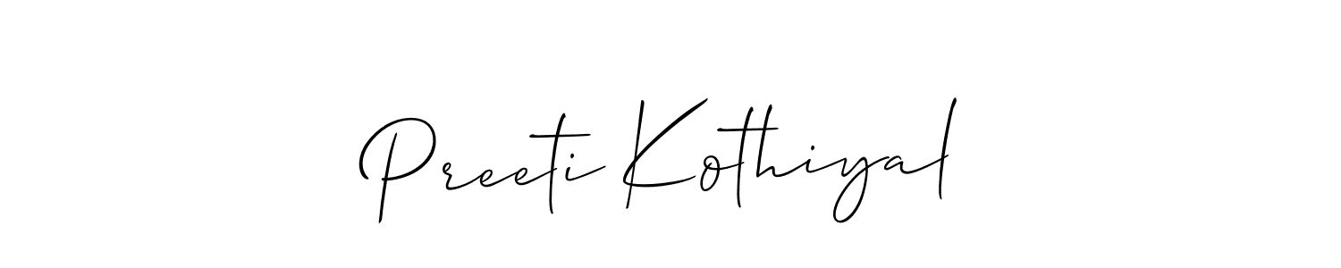 You can use this online signature creator to create a handwritten signature for the name Preeti Kothiyal. This is the best online autograph maker. Preeti Kothiyal signature style 2 images and pictures png