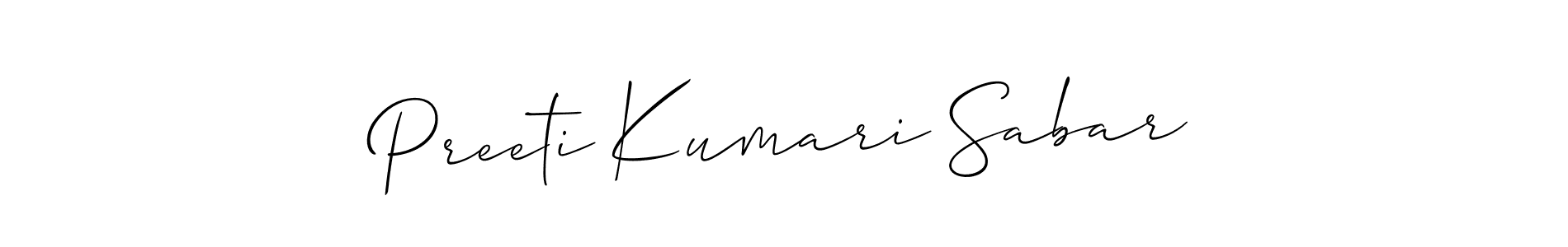 Make a beautiful signature design for name Preeti Kumari Sabar. Use this online signature maker to create a handwritten signature for free. Preeti Kumari Sabar signature style 2 images and pictures png