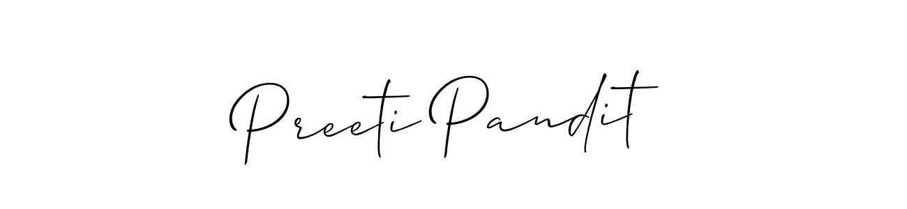 This is the best signature style for the Preeti Pandit name. Also you like these signature font (Allison_Script). Mix name signature. Preeti Pandit signature style 2 images and pictures png