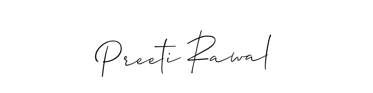 How to Draw Preeti Rawal signature style? Allison_Script is a latest design signature styles for name Preeti Rawal. Preeti Rawal signature style 2 images and pictures png