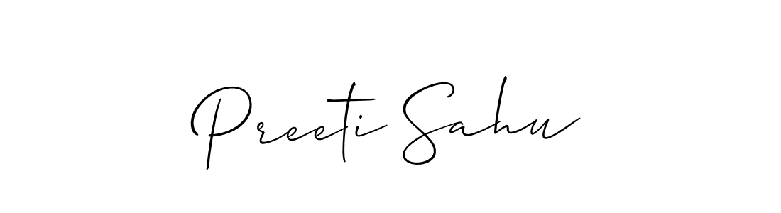 Once you've used our free online signature maker to create your best signature Allison_Script style, it's time to enjoy all of the benefits that Preeti Sahu name signing documents. Preeti Sahu signature style 2 images and pictures png