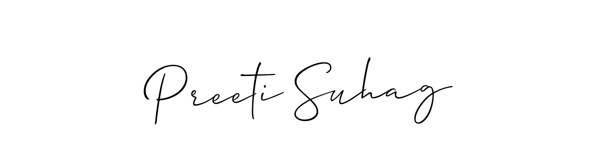 Best and Professional Signature Style for Preeti Suhag. Allison_Script Best Signature Style Collection. Preeti Suhag signature style 2 images and pictures png