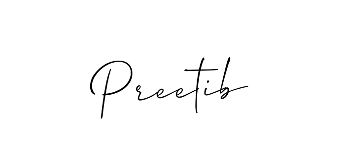 How to Draw Preetib signature style? Allison_Script is a latest design signature styles for name Preetib. Preetib signature style 2 images and pictures png