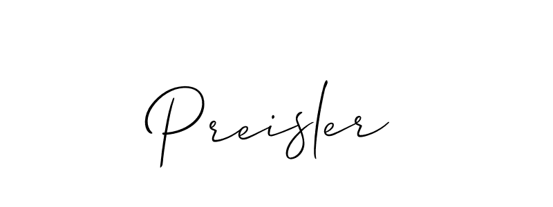 if you are searching for the best signature style for your name Preisler. so please give up your signature search. here we have designed multiple signature styles  using Allison_Script. Preisler signature style 2 images and pictures png