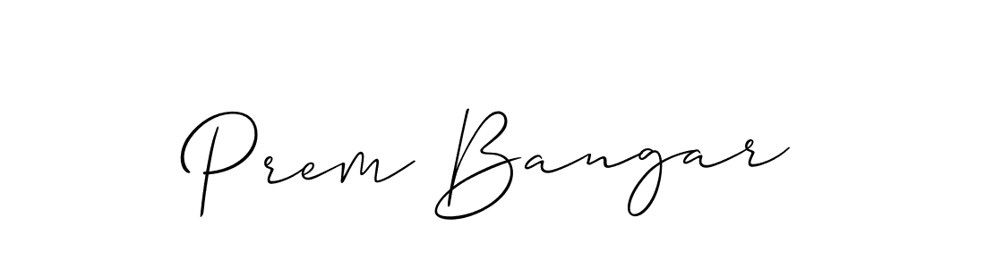You can use this online signature creator to create a handwritten signature for the name Prem Bangar. This is the best online autograph maker. Prem Bangar signature style 2 images and pictures png