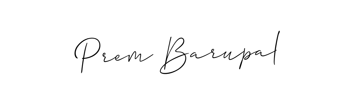 It looks lik you need a new signature style for name Prem Barupal. Design unique handwritten (Allison_Script) signature with our free signature maker in just a few clicks. Prem Barupal signature style 2 images and pictures png