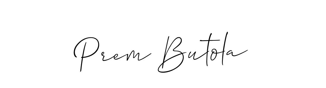Make a beautiful signature design for name Prem Butola. Use this online signature maker to create a handwritten signature for free. Prem Butola signature style 2 images and pictures png