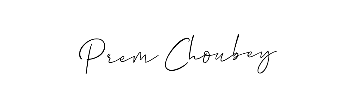 The best way (Allison_Script) to make a short signature is to pick only two or three words in your name. The name Prem Choubey include a total of six letters. For converting this name. Prem Choubey signature style 2 images and pictures png