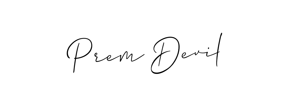 Check out images of Autograph of Prem Devil name. Actor Prem Devil Signature Style. Allison_Script is a professional sign style online. Prem Devil signature style 2 images and pictures png