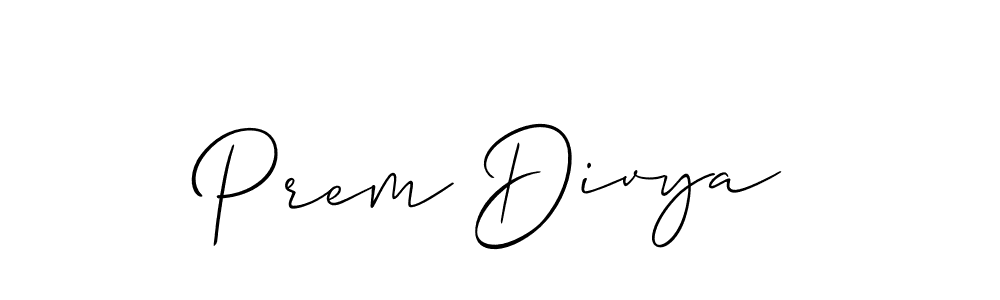 Similarly Allison_Script is the best handwritten signature design. Signature creator online .You can use it as an online autograph creator for name Prem Divya. Prem Divya signature style 2 images and pictures png