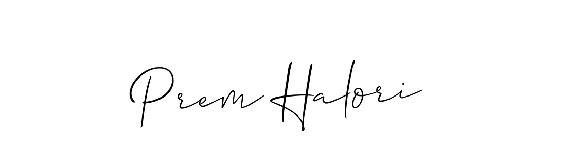 Best and Professional Signature Style for Prem Halori. Allison_Script Best Signature Style Collection. Prem Halori signature style 2 images and pictures png