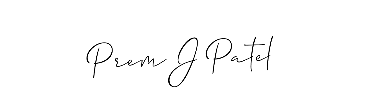 if you are searching for the best signature style for your name Prem J Patel. so please give up your signature search. here we have designed multiple signature styles  using Allison_Script. Prem J Patel signature style 2 images and pictures png