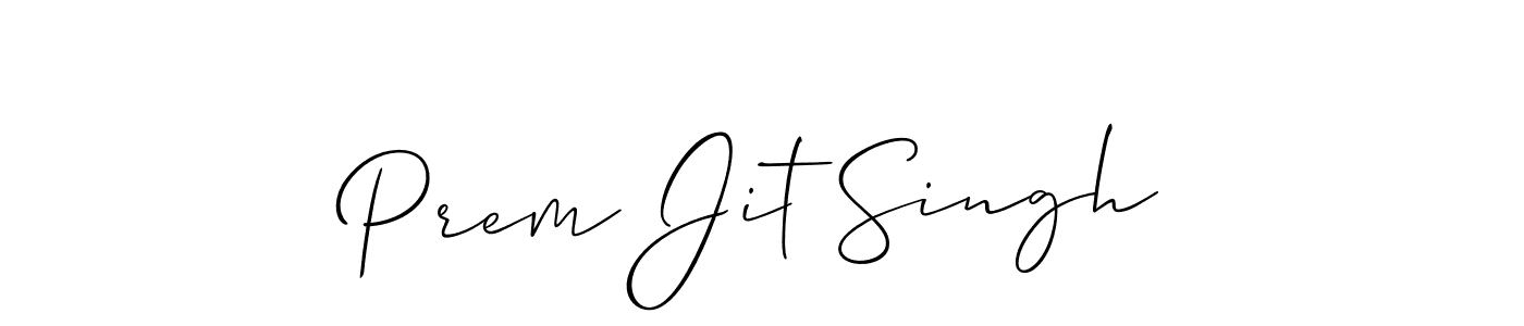 How to Draw Prem Jit Singh signature style? Allison_Script is a latest design signature styles for name Prem Jit Singh. Prem Jit Singh signature style 2 images and pictures png