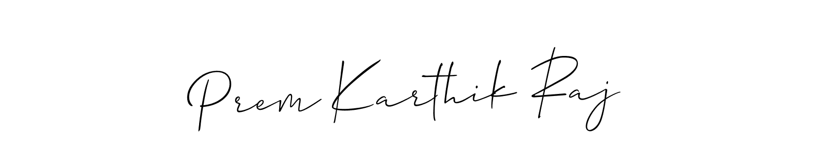 You can use this online signature creator to create a handwritten signature for the name Prem Karthik Raj. This is the best online autograph maker. Prem Karthik Raj signature style 2 images and pictures png