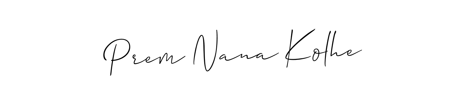 You can use this online signature creator to create a handwritten signature for the name Prem Nana Kolhe. This is the best online autograph maker. Prem Nana Kolhe signature style 2 images and pictures png