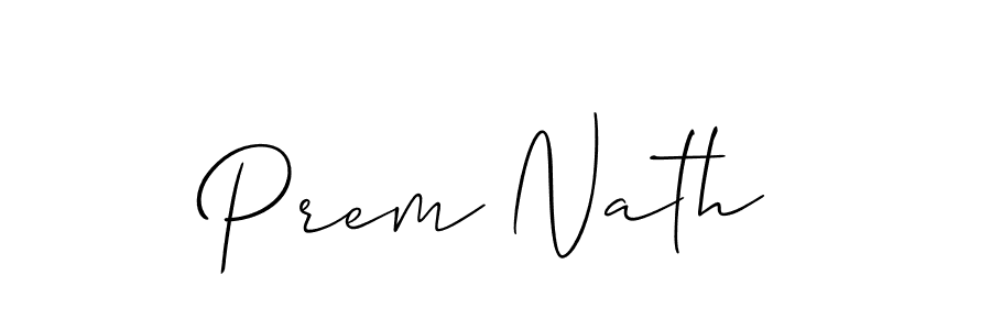 How to Draw Prem Nath signature style? Allison_Script is a latest design signature styles for name Prem Nath. Prem Nath signature style 2 images and pictures png