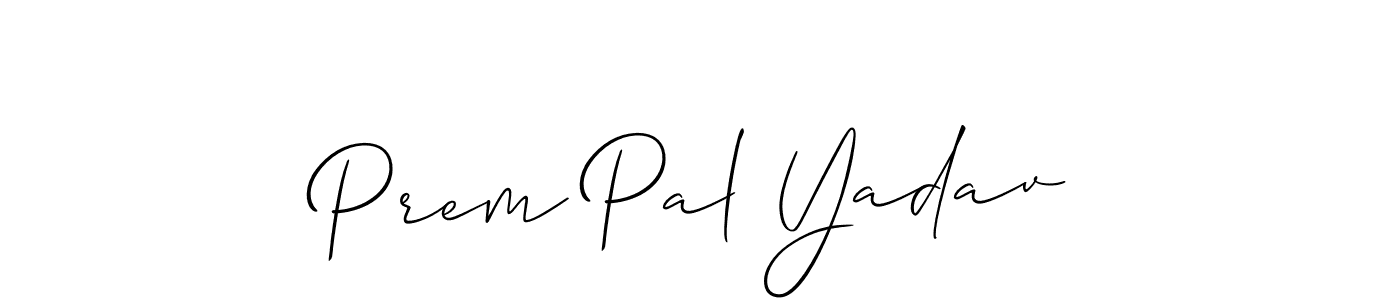 Make a short Prem Pal Yadav signature style. Manage your documents anywhere anytime using Allison_Script. Create and add eSignatures, submit forms, share and send files easily. Prem Pal Yadav signature style 2 images and pictures png