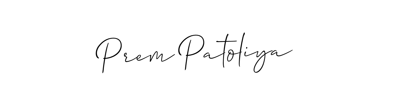 Here are the top 10 professional signature styles for the name Prem Patoliya. These are the best autograph styles you can use for your name. Prem Patoliya signature style 2 images and pictures png