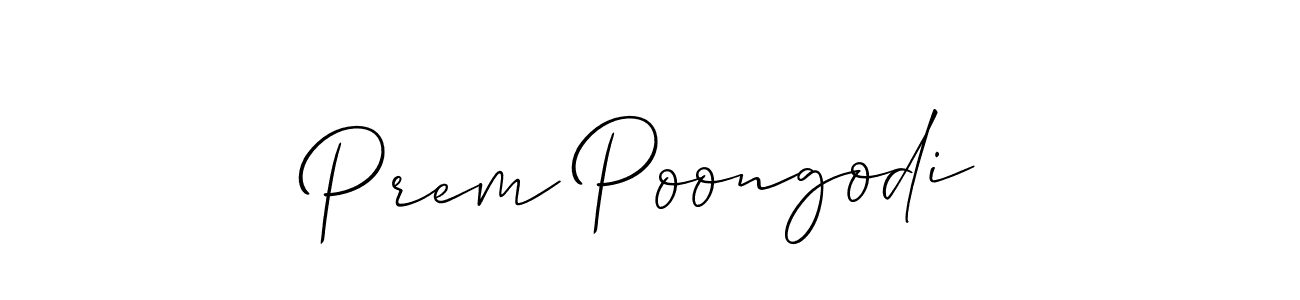 You can use this online signature creator to create a handwritten signature for the name Prem Poongodi. This is the best online autograph maker. Prem Poongodi signature style 2 images and pictures png