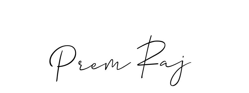 Design your own signature with our free online signature maker. With this signature software, you can create a handwritten (Allison_Script) signature for name Prem Raj. Prem Raj signature style 2 images and pictures png