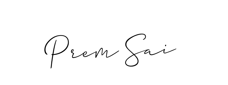 This is the best signature style for the Prem Sai name. Also you like these signature font (Allison_Script). Mix name signature. Prem Sai signature style 2 images and pictures png