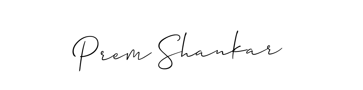 How to Draw Prem Shankar signature style? Allison_Script is a latest design signature styles for name Prem Shankar. Prem Shankar signature style 2 images and pictures png