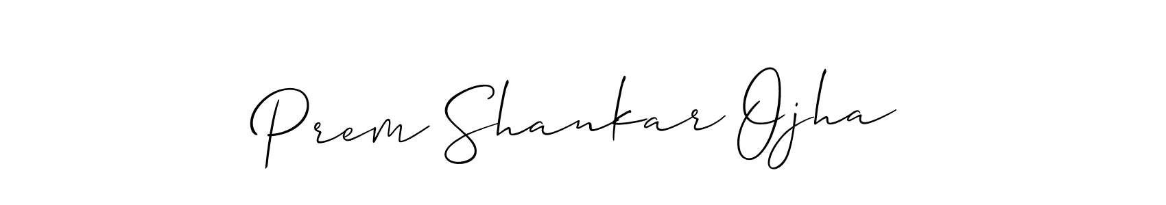 Prem Shankar Ojha stylish signature style. Best Handwritten Sign (Allison_Script) for my name. Handwritten Signature Collection Ideas for my name Prem Shankar Ojha. Prem Shankar Ojha signature style 2 images and pictures png